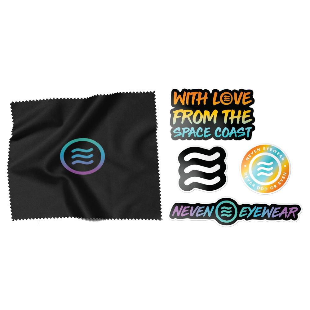 Sticker Pack & Cleaning Cloth