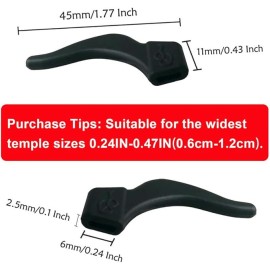 Glasses Anti-slip Silicone Ear Clip